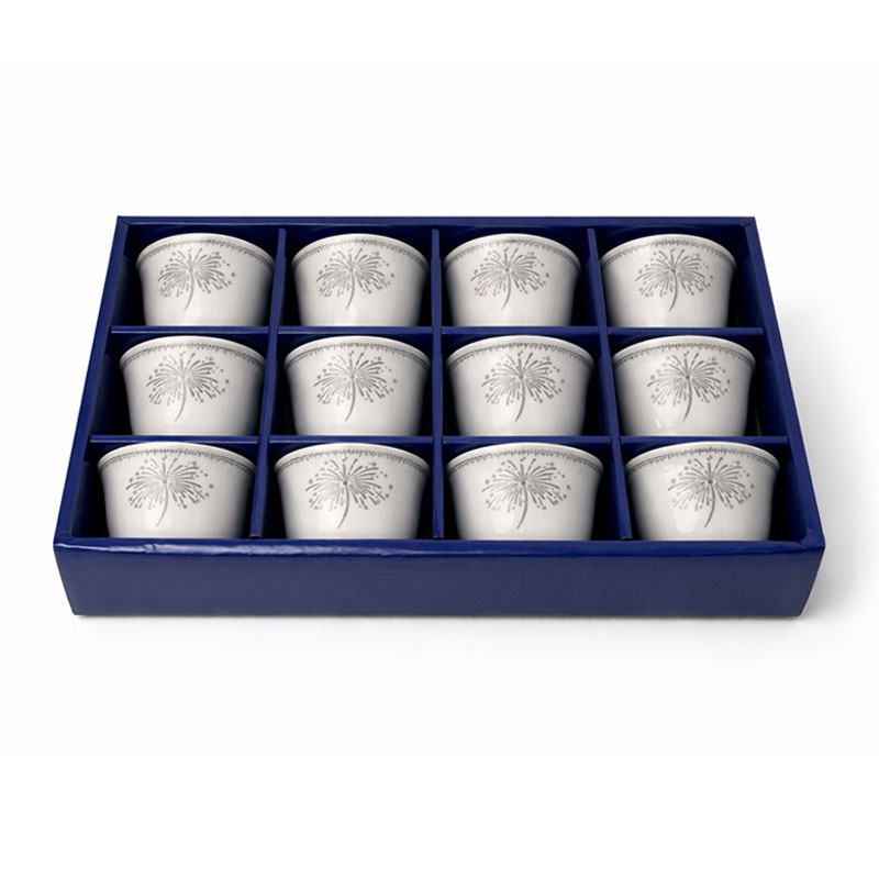 فناجيل قهوة سعودية طقم 12 حبة مصنوعة من البورسلان