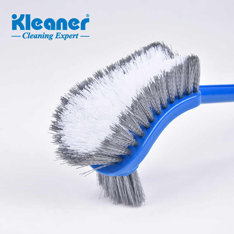 فرشاة تنظيف حمام بمقبض طويل 49.5 سم شعيرات PP