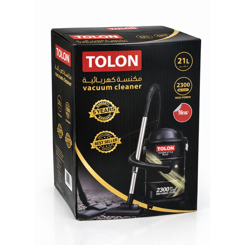 تولون مكنسة كهربائية 21 لتر | 2300 واط | ضمان 5 سنوات