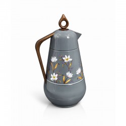 ترمس هيفاء 1 لتر بمقبض لون خشبي