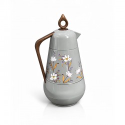 ترمس هيفاء 1 لتر بمقبض لون خشبي