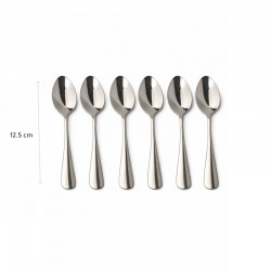ملاعق شاي ستانلس ستيل 12.5 سم - 6 حبات