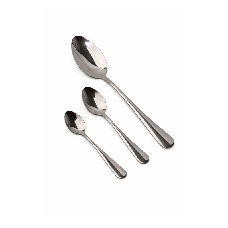 طقم ملاعق صغيرة ستانلس ستيل | 14 سم - عدد 6 حبات