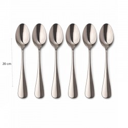 ملاعق ستانلس ستيل 20 سم - 6 حبات