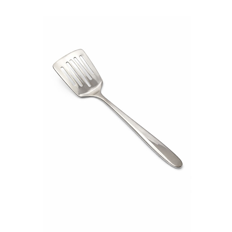 ملعقة تقليب مثقبة ستانلس ستيل | 27 سم - قطعة واحدة