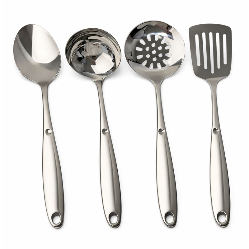 مغرفة استيل عميقة كبيرة | 35 سم - قطعة واحدة