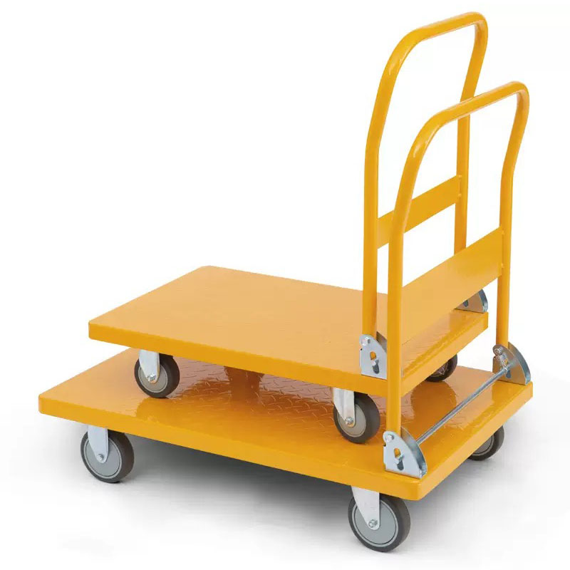 عربة نقل منصة حديد قابلة للطي | حمولة 350 كجم - مقاس 73 × 47 سم