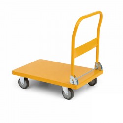 عربة نقل منصة حديد قابلة للطي 90 × 60 سم
