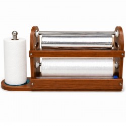 منظم رول قصدير ونايلون ومنديل رول تغليف 45 سم