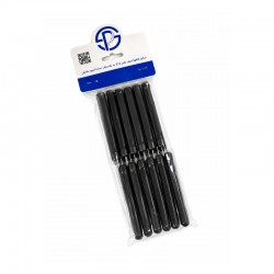 سكين فاكهة سيف بلص اسود 4 انش طقم 12 حبة