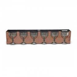 اكواب حلا زجاج 51 مل طقم 6 حبات