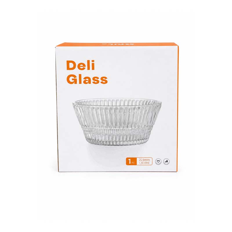 زبدية تقديم زجاج كبيرة | سعة 223 مل