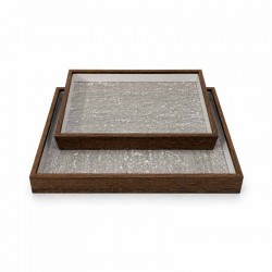 طوفرية خشب طقم قطعتين