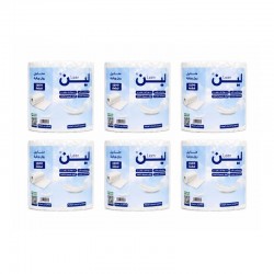 كرتون مناديل رول لين ورقية 1500 قطعة – 6 حبات