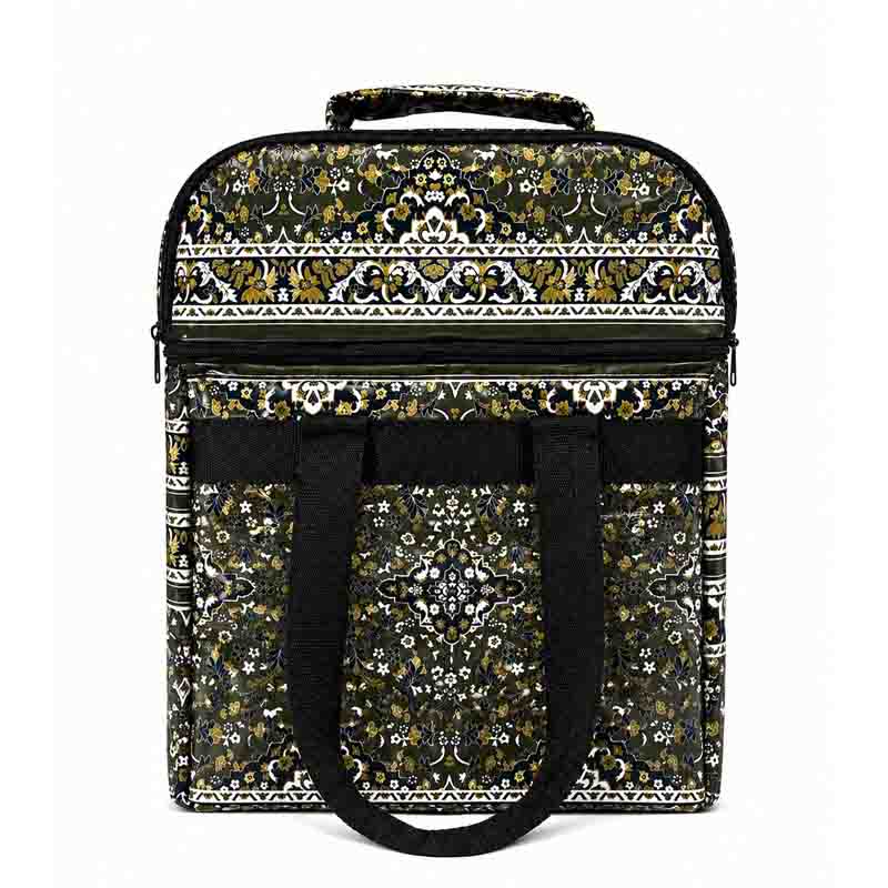 شنطة ترامس قماش مخمل بطبقتين مع نافذة شفافة | تصميم عملي للحفظ والتنظيم