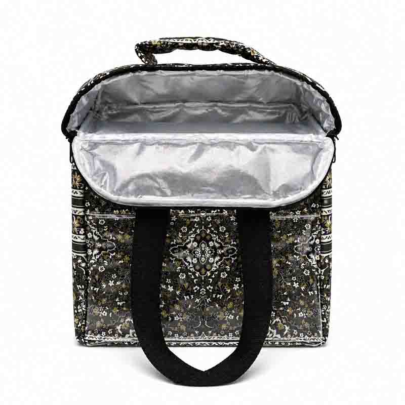 شنطة ترامس قماش مخمل بطبقتين مع نافذة شفافة | تصميم عملي للحفظ والتنظيم