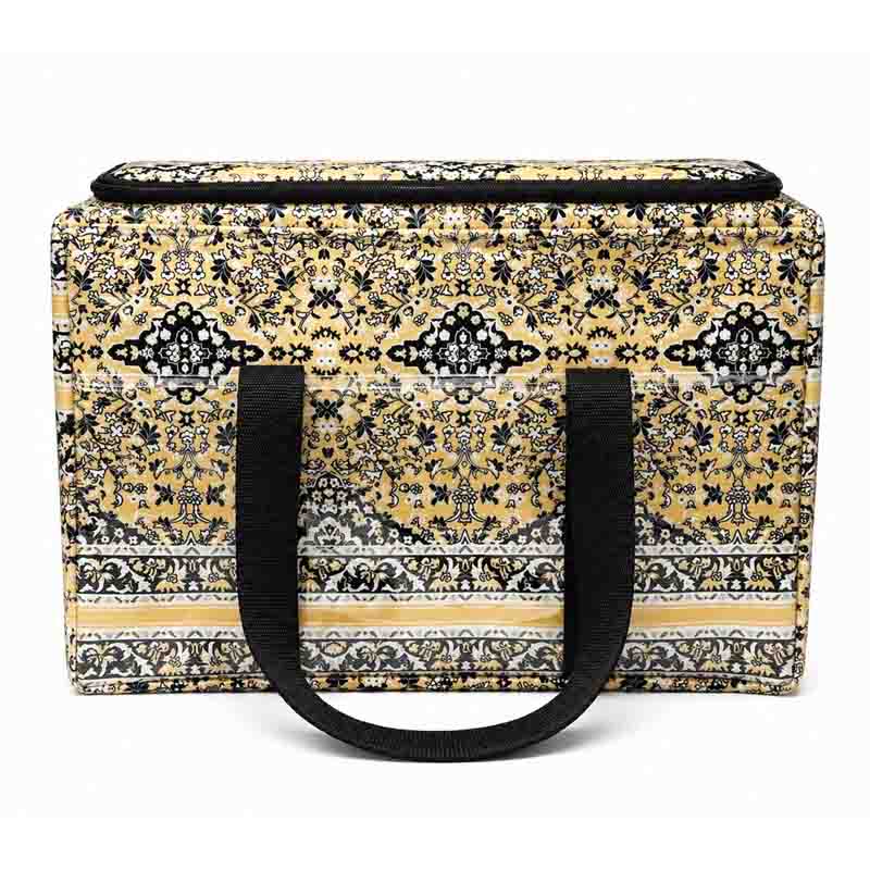 شنطة ترامس قماش مخمل مع نافذة شفافة | تصميم عملي لحفظ ونقل الترامس