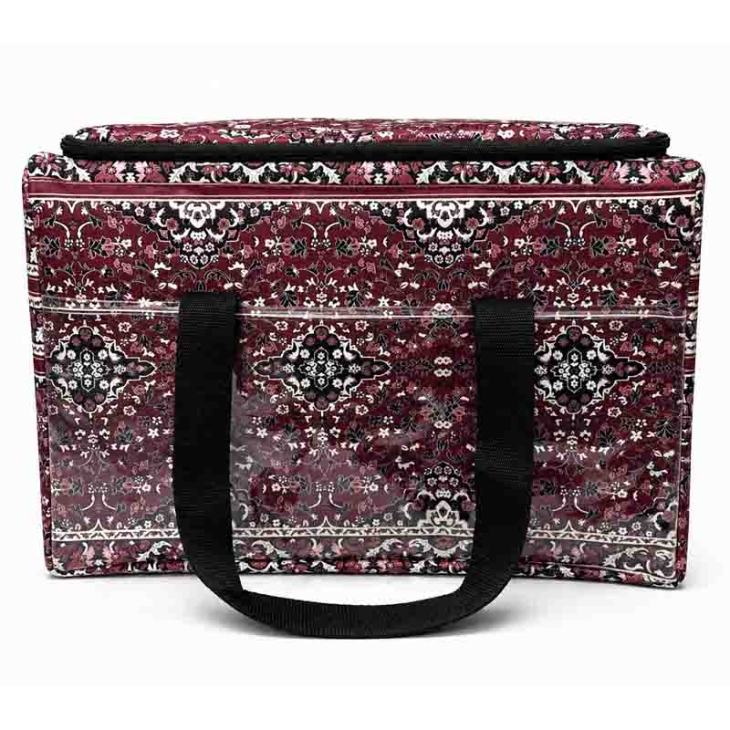 شنطة ترامس قماش مخمل مع نافذة شفافة | تصميم عملي لحفظ ونقل الترامس