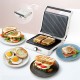 rebune Electric Contact Grill Model RE-5-098 2000W | Dual Plate Press with Non-Stick Coating