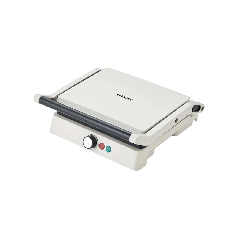 rebune Electric Contact Grill Model RE-5-098 2000W | Dual Plate Press with Non-Stick Coating
