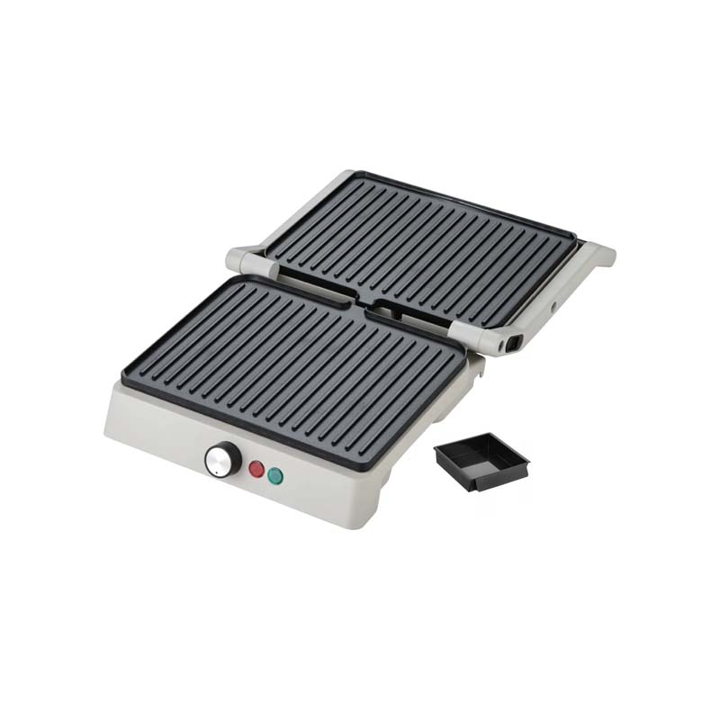 rebune Electric Contact Grill Model RE-5-098 2000W | Dual Plate Press with Non-Stick Coating