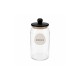 Clear Glass Storage Jar 2000 ml with Wooden Lid