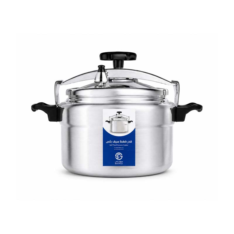 Saif Plus Aluminum Pressure Cooker 5 L for Fast Cooking Saif Plus Aluminum Pressure Cooker 5 L for Fast Cooking