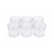 Bundle of 200 ml Clear Cylindrical Jars with Clear Lids Bundle of 200 ml Clear Cylindrical Jars with Clear Lids