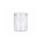 Pack of Clear Plastic Quality Jars with White Lids 50 ml - 15 pcs Pack of Clear Plastic Quality Jars with White Lids 50 ml - 15 pcs