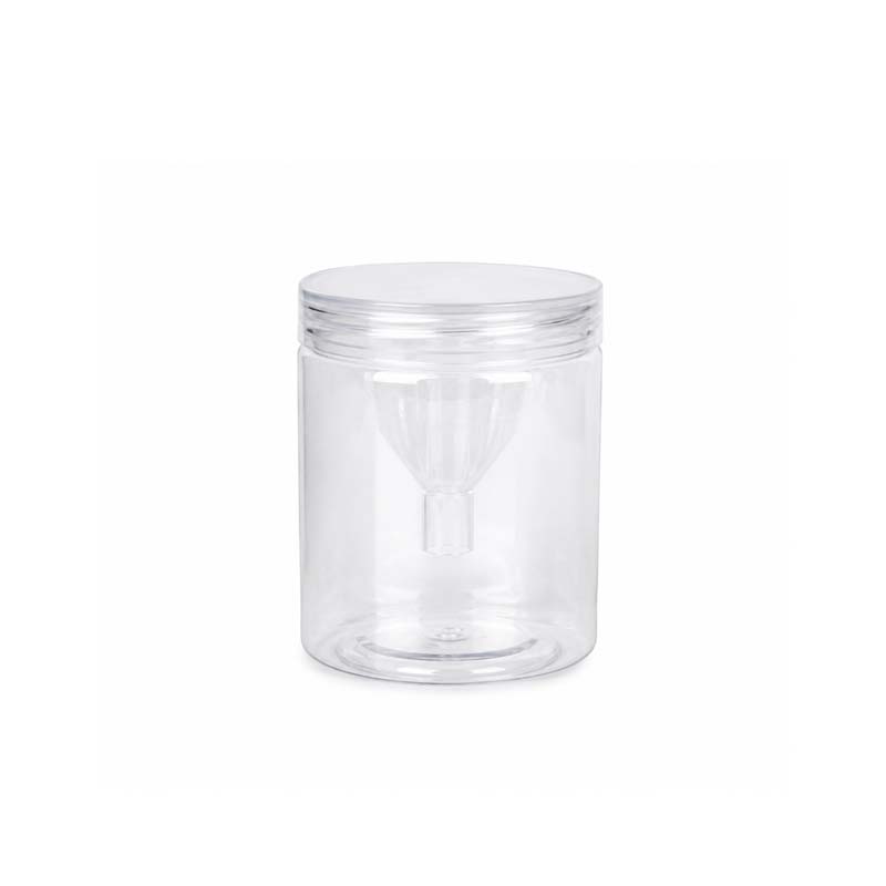 Pack of Clear Plastic Quality Jars with White Lids 50 ml - 15 pcs Pack of Clear Plastic Quality Jars with White Lids 50 ml - 15 pcs