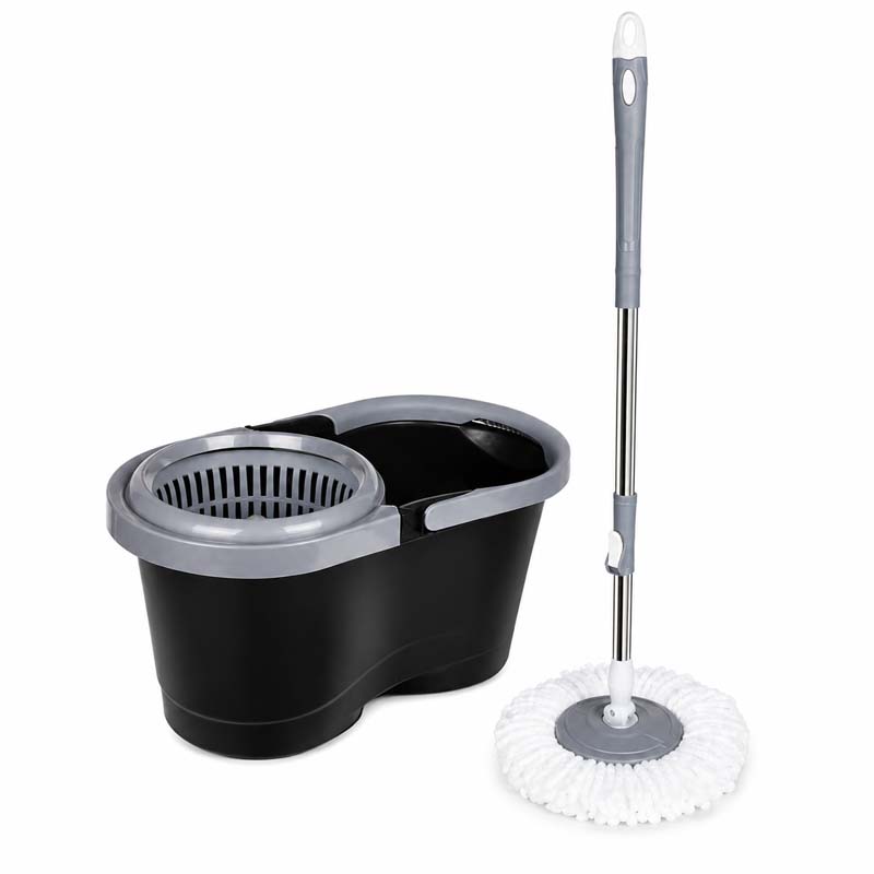 ممسحة ارضيات دوارة من مستر هوم مع سطل وعصار ومقبض طويل