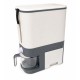 10 kg Plastic Grain Dispenser with Straining Cup and Side Compartment