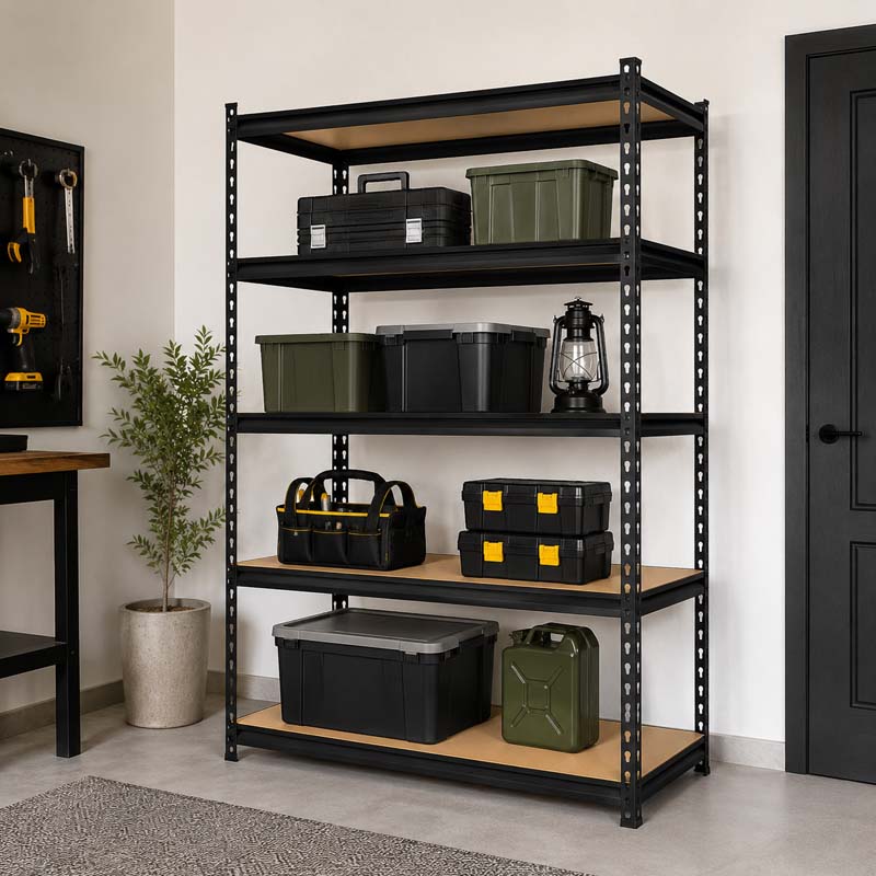Multi-Tier Storage Shelf, 180×120×45 cm
