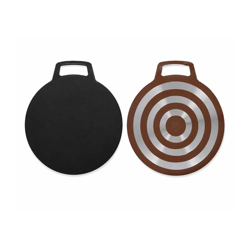 Trust Round Flat Saj with Handle | 30 cm