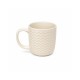 كوب سيراميك بنقشة متعرجة بارزة - متوفر بلونين