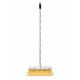 Cleaning Broom with Long Iron Handle and Wide Head