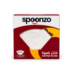 فلتر قهوة سبونزو 40 حبة - 1-2 كوب