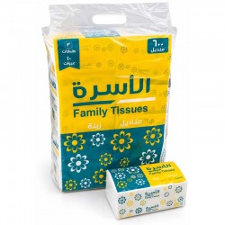 Al Osra Soft Tissues 600 Sheets - 3 Ply - Pack of 10