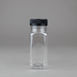 عبوات بلاستيك شفافة للمشروبات الباردة بغطاء محكم الإغلاق 75 مل 24حبة