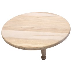 طاولة فرد خشب مدور  30 سم 