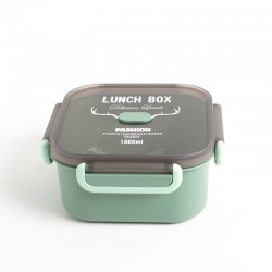 صندوق غداء ( لانش بوكس ) مربع 1000مل اللون عشوائي