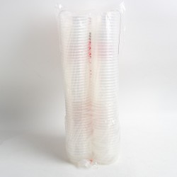 علب بلاستيك شفاف 2.5 اونز شتا 100 حبة 