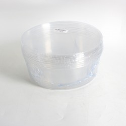 علب بلاستيك دائري بغطاء حزمة 5 حبة (TH-5009)